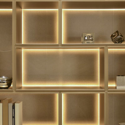 کابینت شیشه ای ماژولار آشپزخانه قالب آلومینیوم ODM
