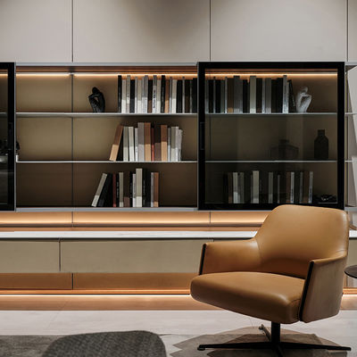 کابینت مدولار آلومینیوم مدرن بوفه هچ واحد دیواری سبک مینیمالیستی