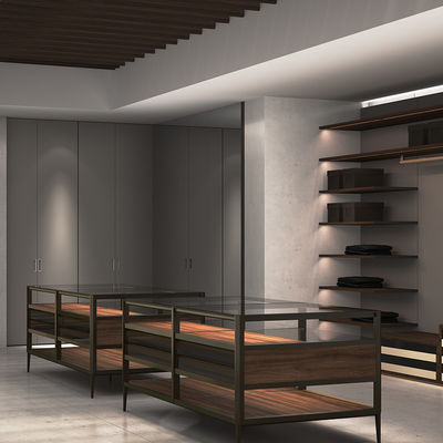 ODM کابینت کمد راه رفتن سیستم های ذخیره سازی طراحی سبک اسکاندیناوی